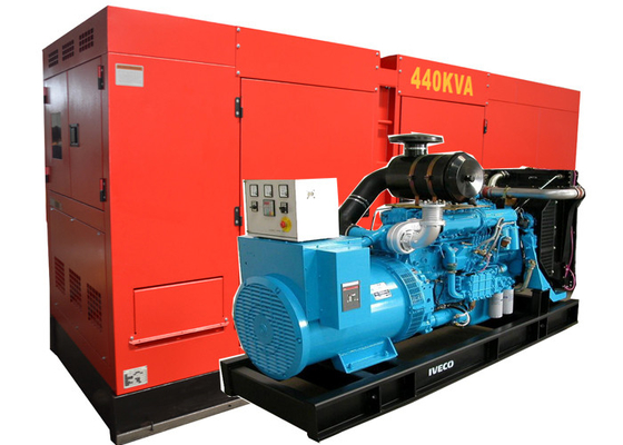 50HZ / 60HZ Euro draagbare gasgeneratoren primaire vermogen standby 440kva