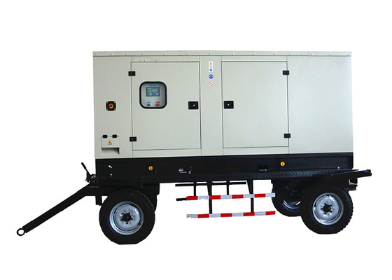 van de Diesel van 40kw 50kva Mobiel Genset Aanhangwagentype Generatorreeks met Wielen