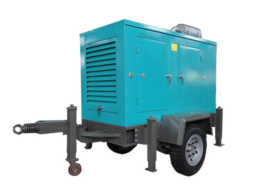 Mobiele trailer Lovol elektrische 38kVA Power Genset met wiel, Cummins draagbare generatoren