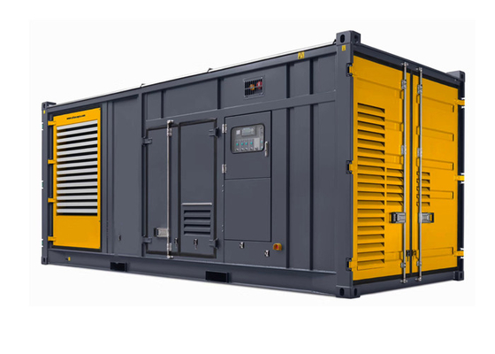 kwaliteit  12 Cylinder Water Cooled 1200kw 1500kva Container Diesel Generator Set fabriek