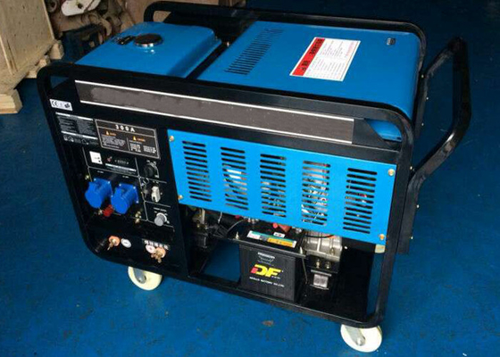 Blauwe 300A Geluidsniveau70db Draagbare Diesel Generator met LCD het Scherm