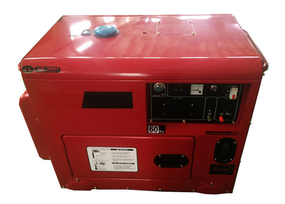 Elektrische Diesel van Begin5kva Portablel Kleine Draagbare Generators, AC Enige Fasegenerators
