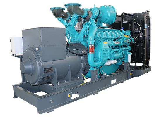 3 Fase waterkoeling Perkins Diesel Generator Elektrisch Genset Hoogst vermogen 1250KVA 1000KW