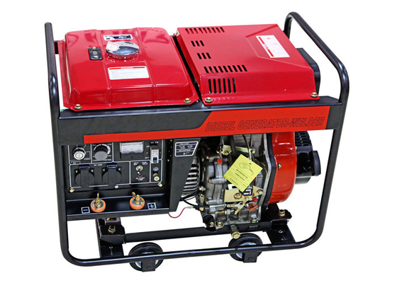 Van diesel stille het type 186FAE machts5000w 5kw Kleine draagbare elektrische generator Motor