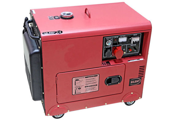 Van diesel stille het type 186FAE machts5000w 5kw Kleine draagbare elektrische generator Motor