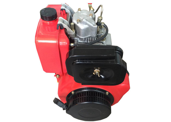 De Dieselmotoren van rode kleuren Hoge Prestaties 1 cilinderlucht gekoeld elektrisch begin