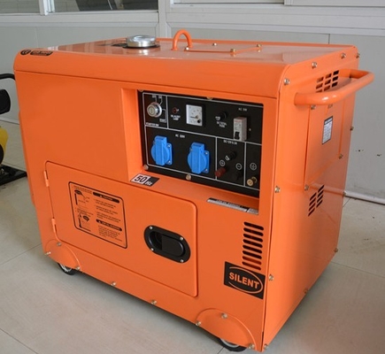 Elektrische begin kleine draagbare generators met ATS-diesel macht 6kw